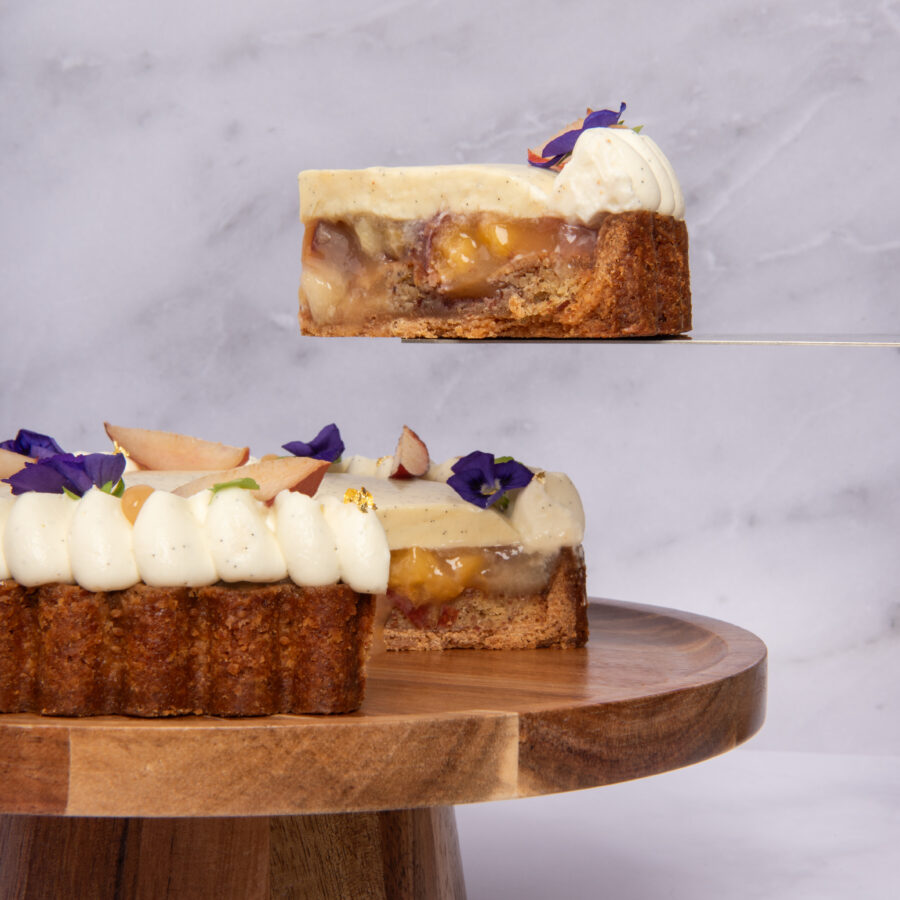 Tarte pêche nectarine