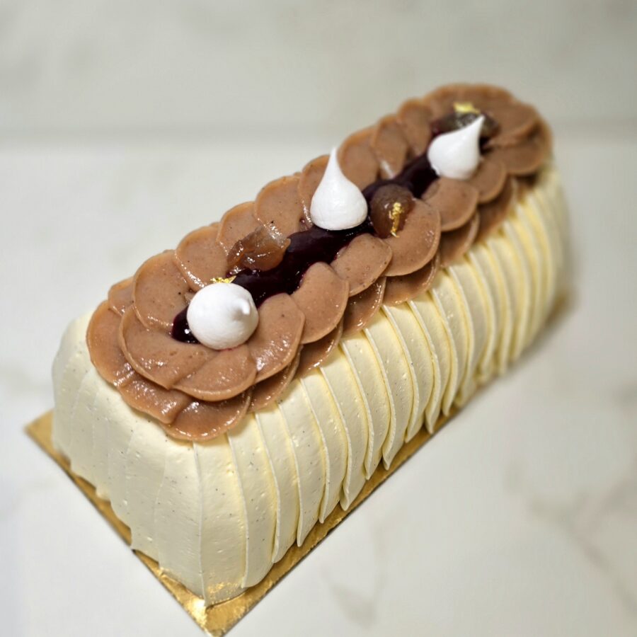 Bûche Mont blanc